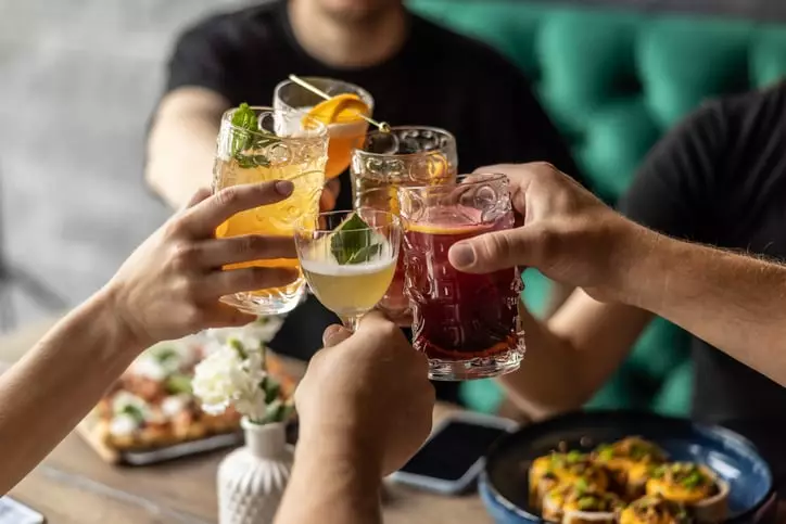 Alcohol affects the chemistry of the brain, increasing the risk of depression, panic disorder and impulsive behaviour (Getty Stock Images)