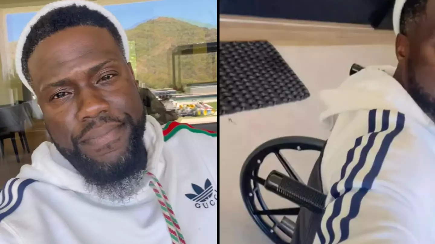 Kevin Hart has been left in a wheelchair for the foreseeable future