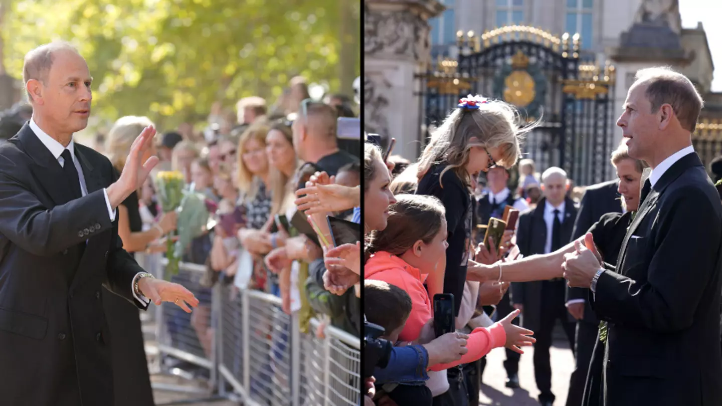 Prince Edward explains why he doesn't shake hands with crowds