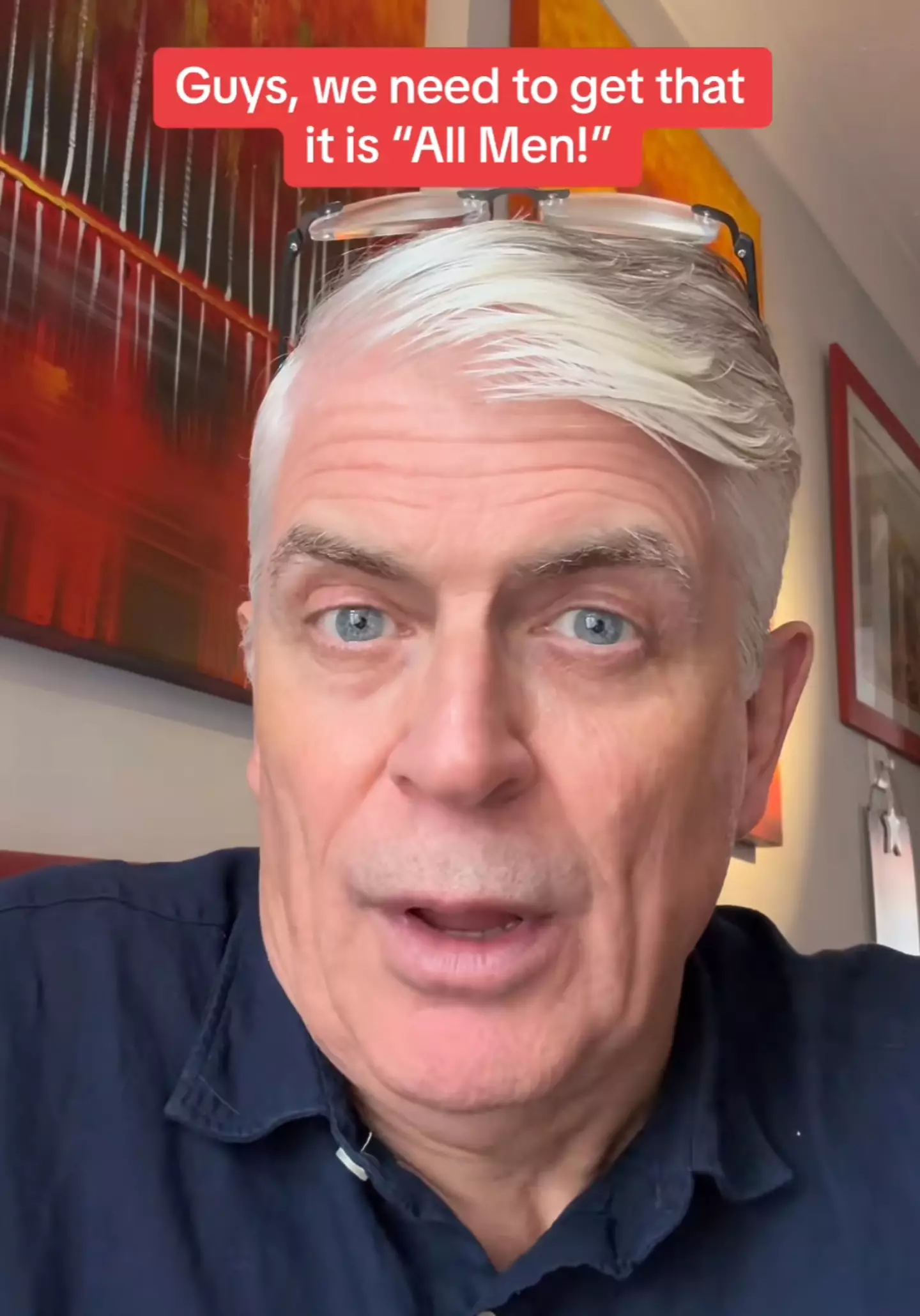 Man’s reaction to ‘not all men’ praised as the ‘best thing people have