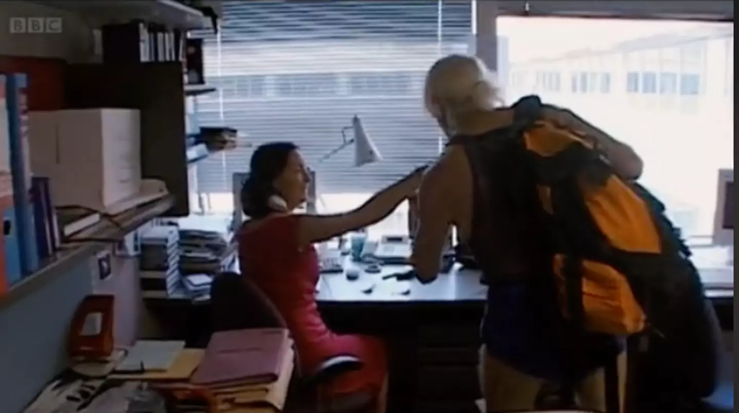 He also acted in 'creepy' fashion to several women in the office.