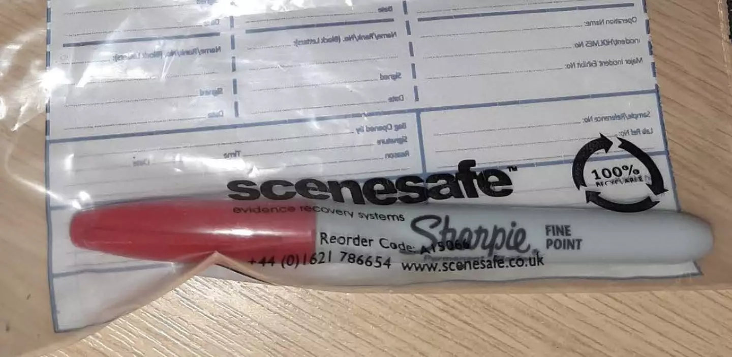A man was arrested for being in possession of… two Sharpie pens.