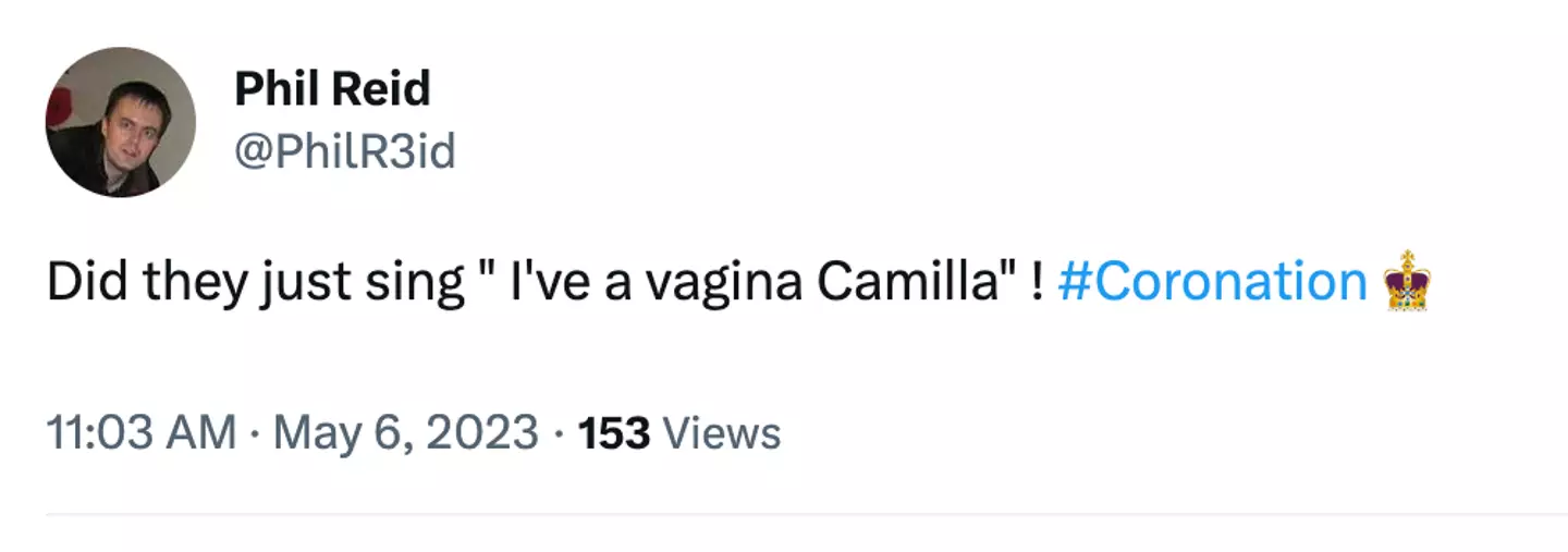 Viewers are convinced the choir sang 'vagina'.