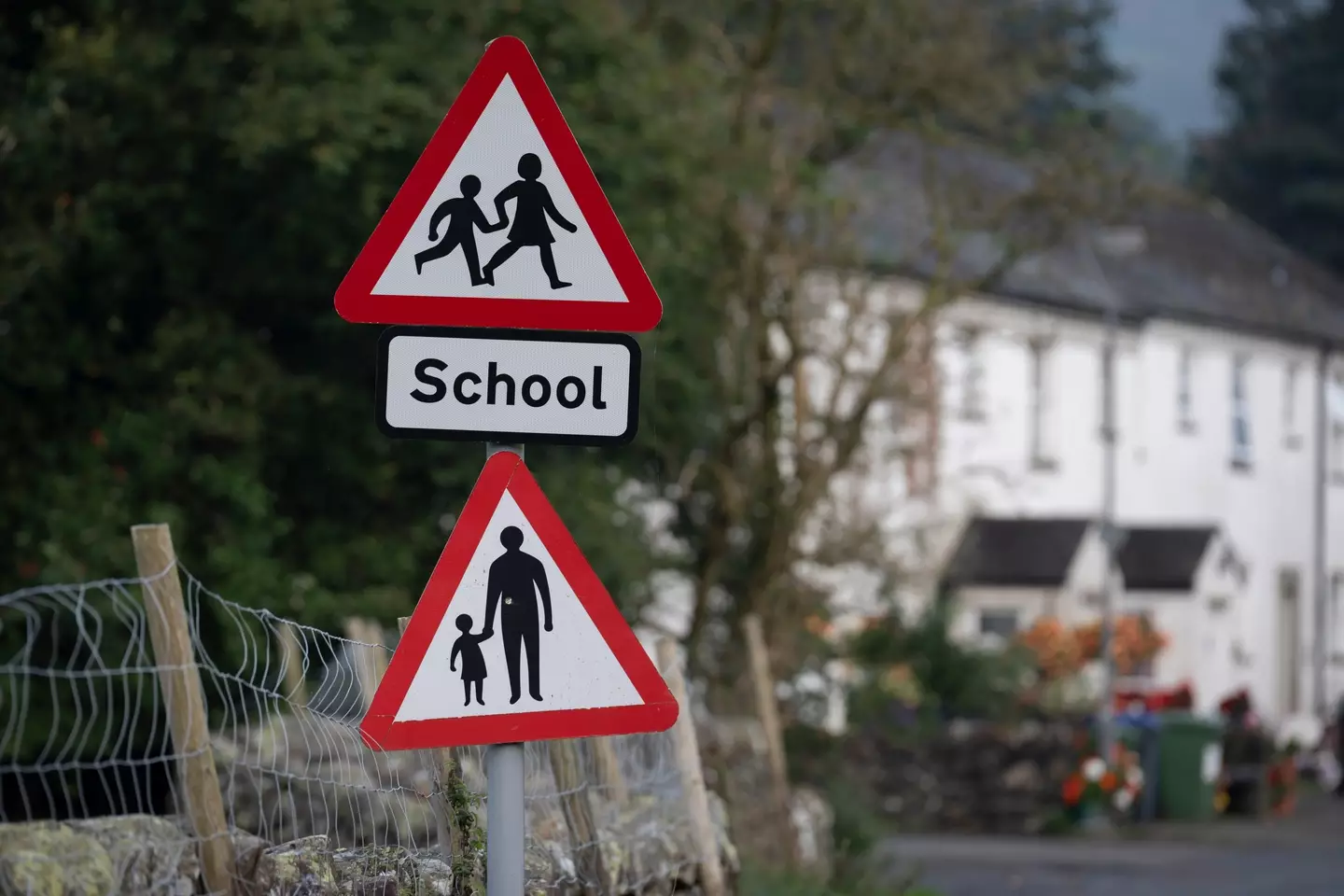 An easy one to understand even without the 'school' added to the post (Richard Baker / In Pictures via Getty Images)