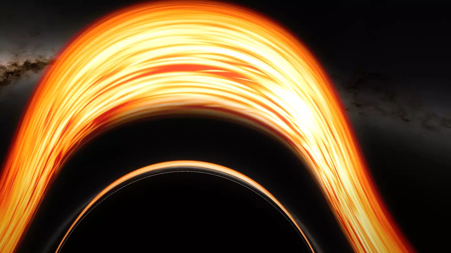 NASA shared terrifying simulation that shows what it would look like to fall into black hole