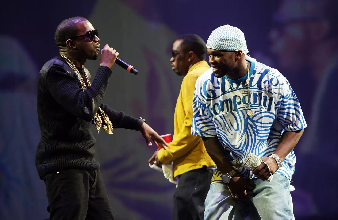 Diddy and 50 Cent in 2007.