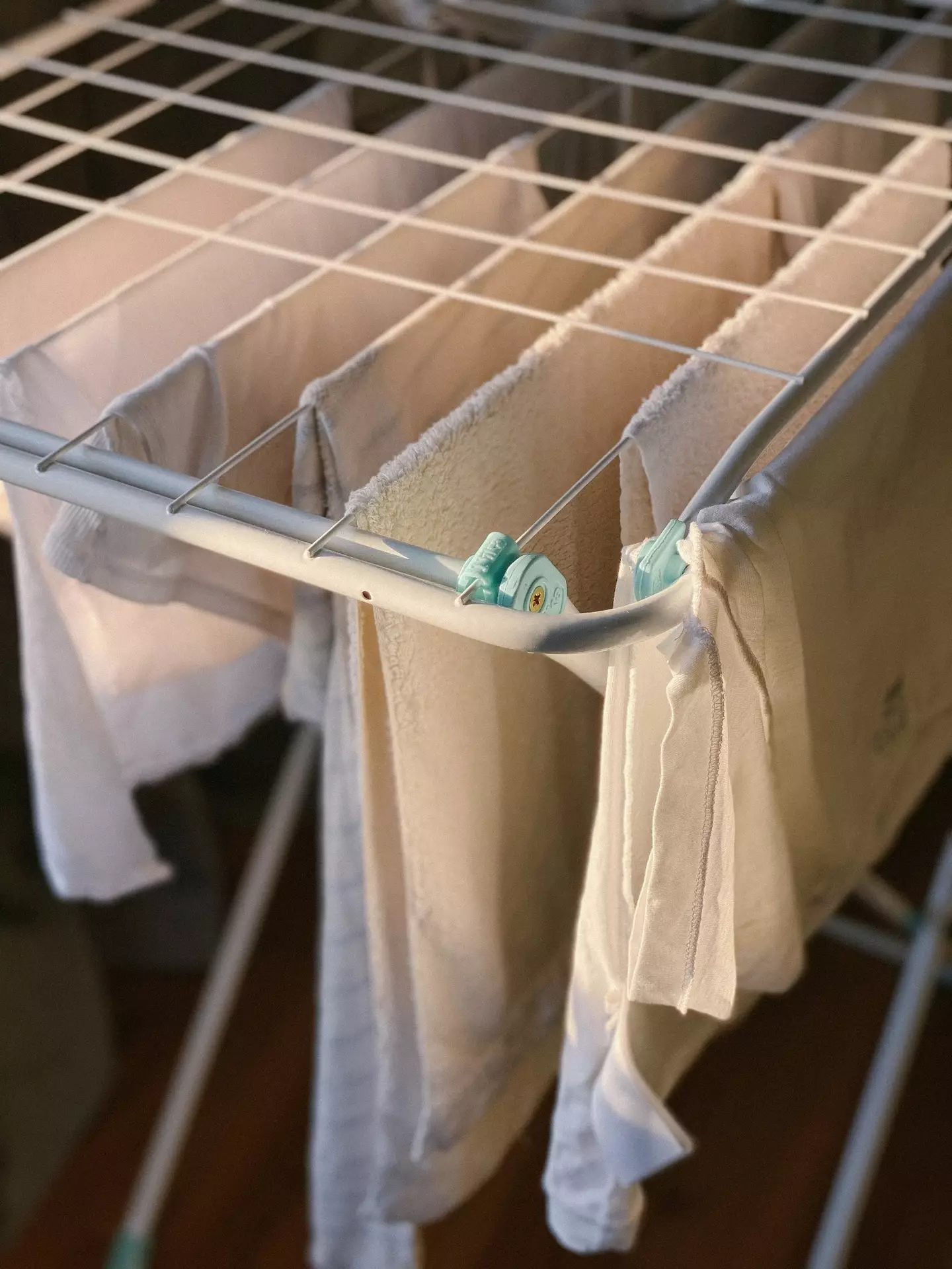 Experts say using an airer to dry your clothes is a better solution.