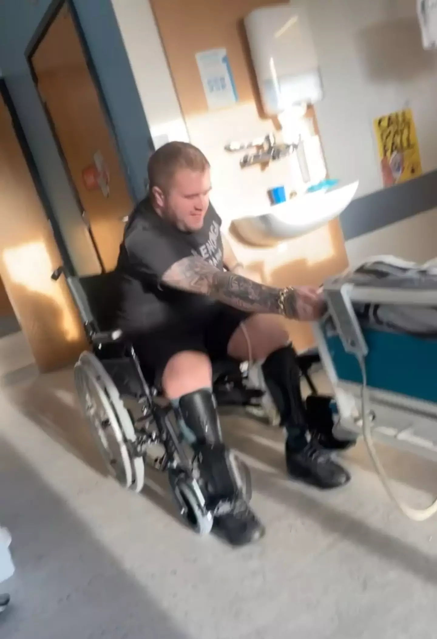 He now doesn't know if he's 'going to s**t' himself in public (Kennedy News and Media)