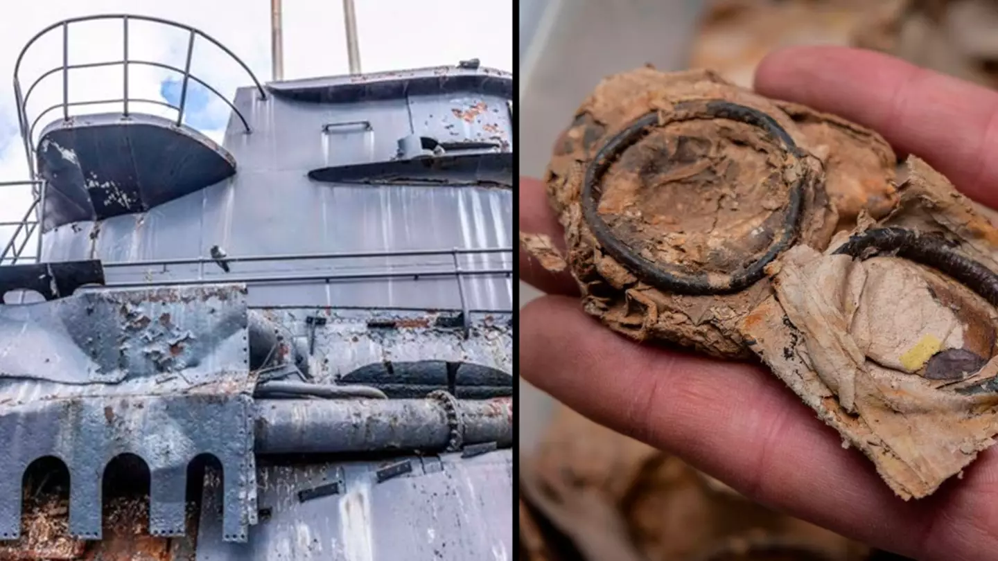 Nazi condoms discovered amongst artefacts on sunken U-boat