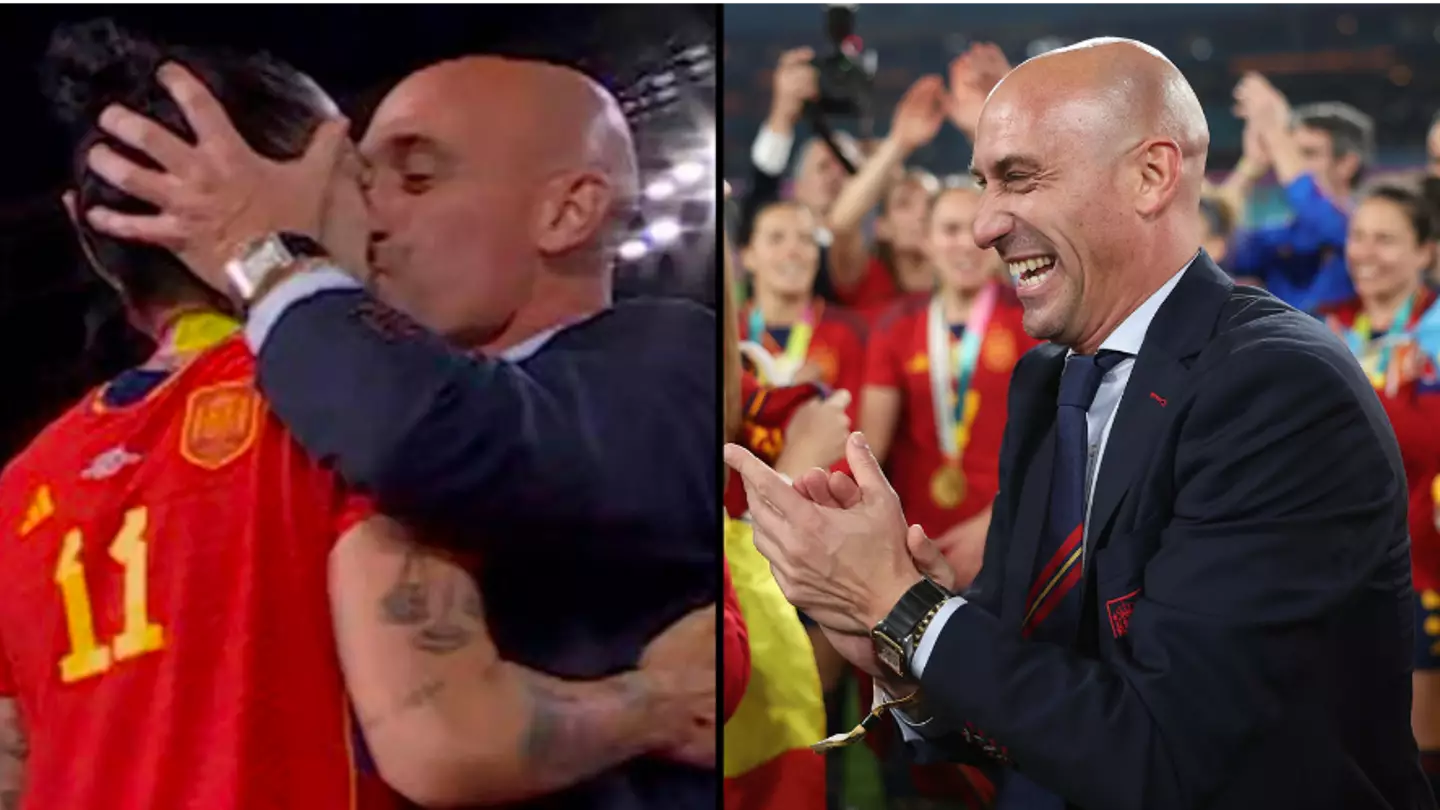 Spanish FA President faces calls to resign for kissing World Cup player on the lips