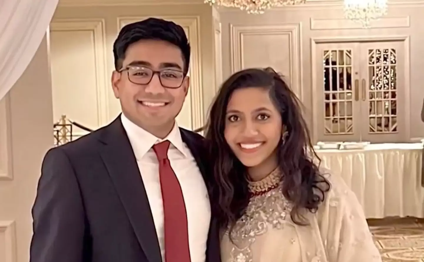 Hamaad Raza received a message from his wife Asra Hussain just moments before the plane crash (NBC)