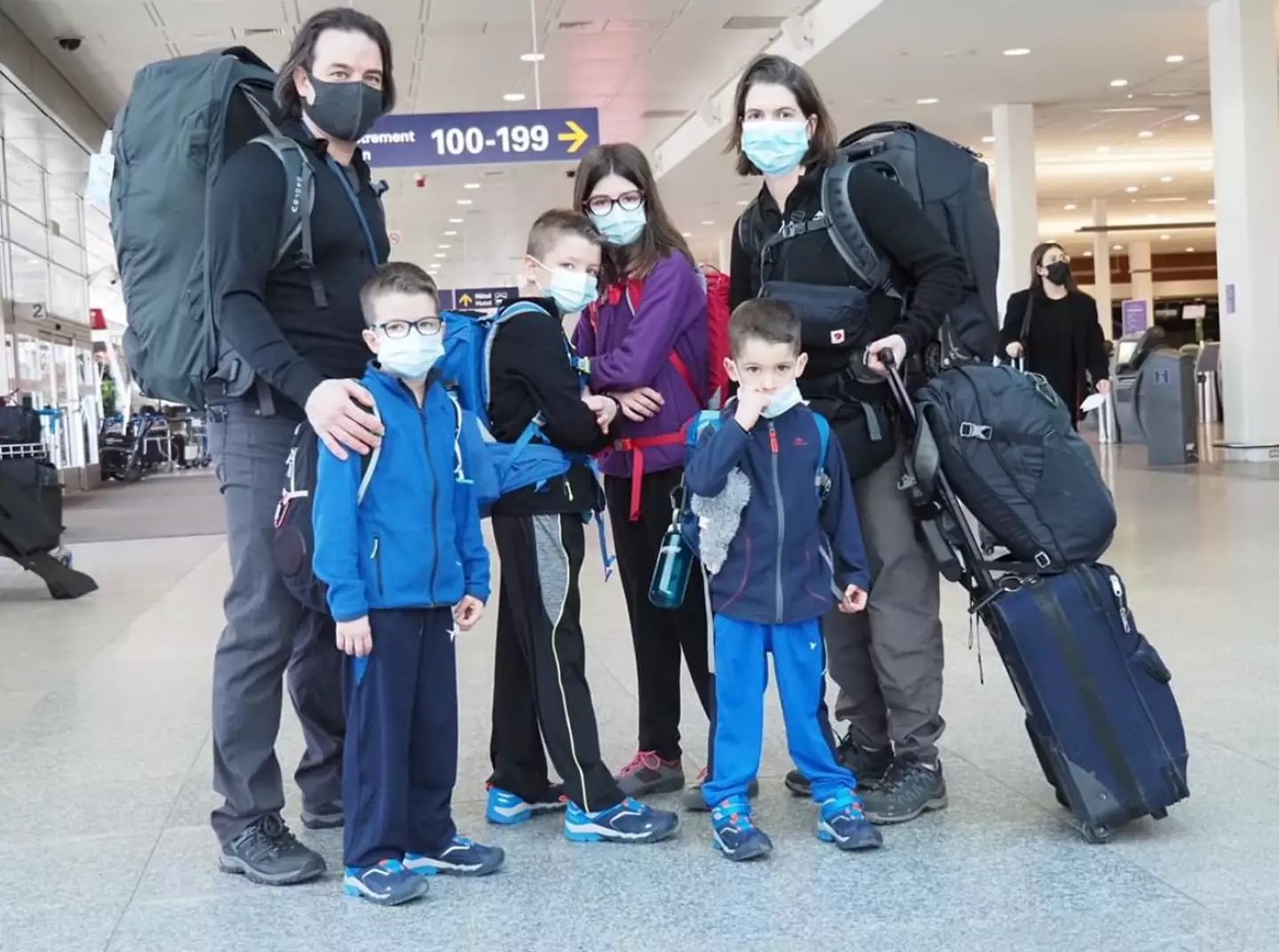 The family wanted to see the world.