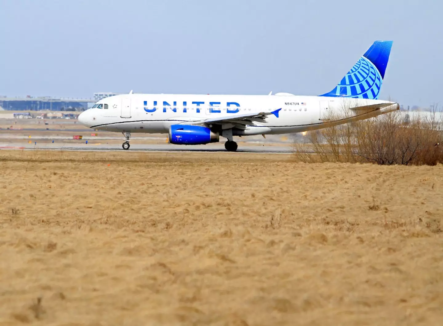 The alleged incident is said to have taken place on a United Airlines flight (Mike Campbell/NurPhoto via Getty Images)