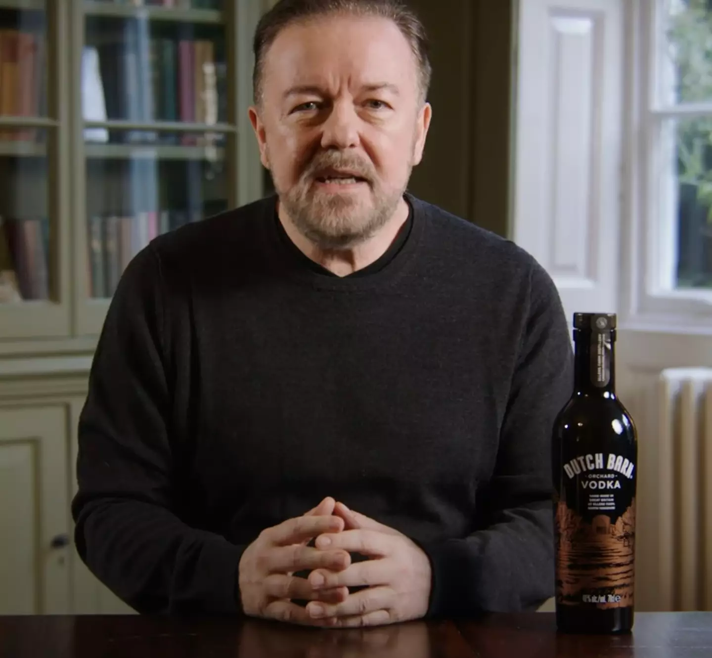 Fans praised Gervais for his very honest bit of marketing.