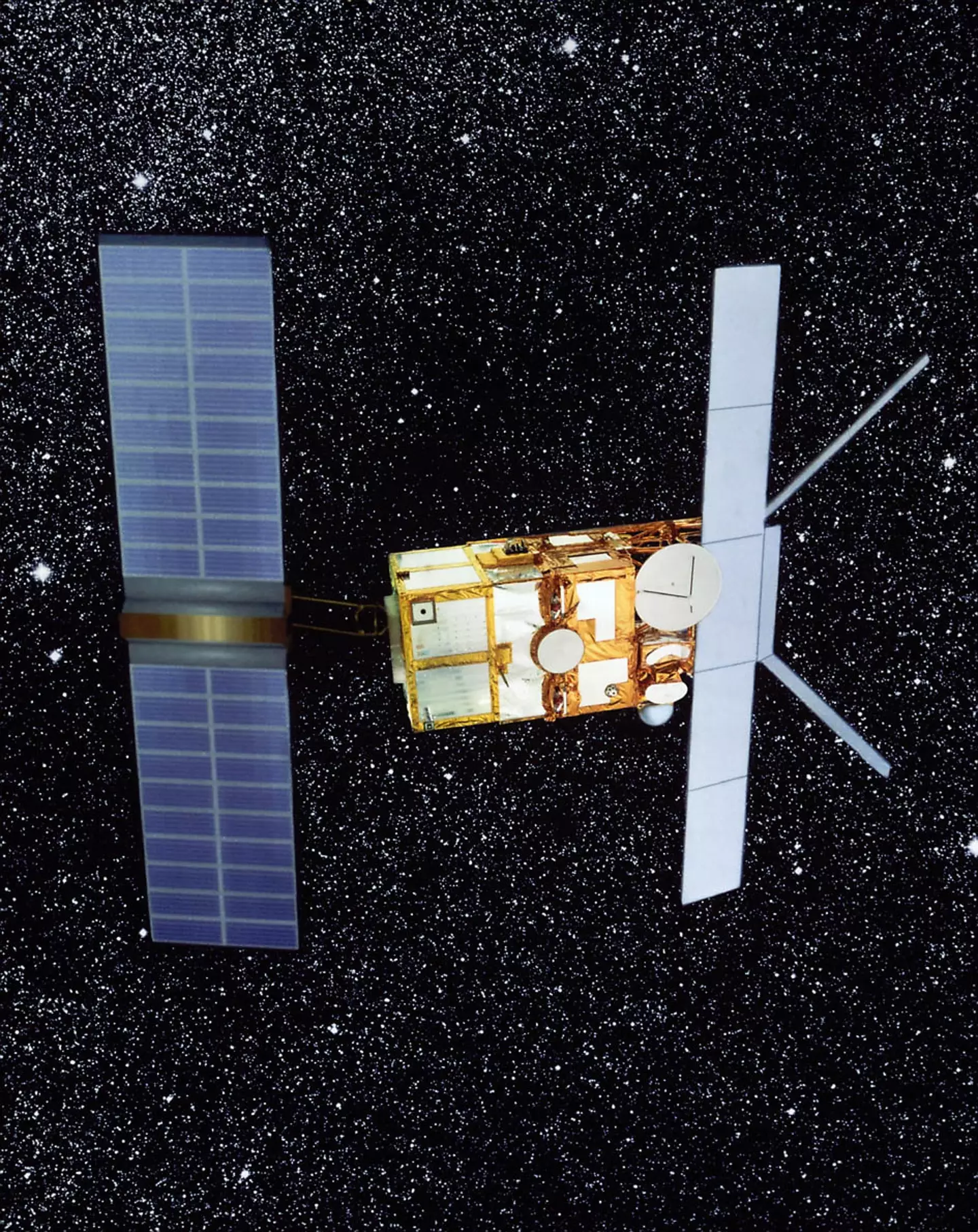 The European Remote Sensing 2 (ERS-2) satellite was sent up in the 1990s.