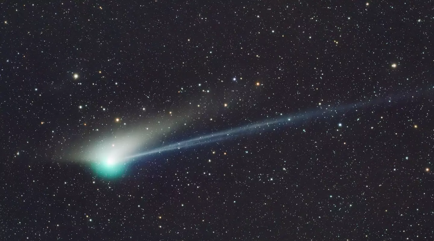Tim caught the comet as it approached Earth.