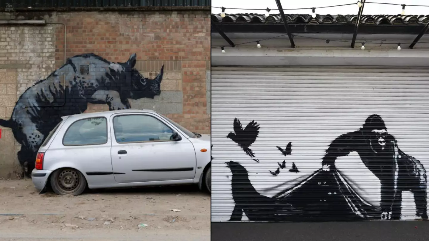 Expert shares interesting theory on true meaning behind the nine Banksy artworks that have appeared in London