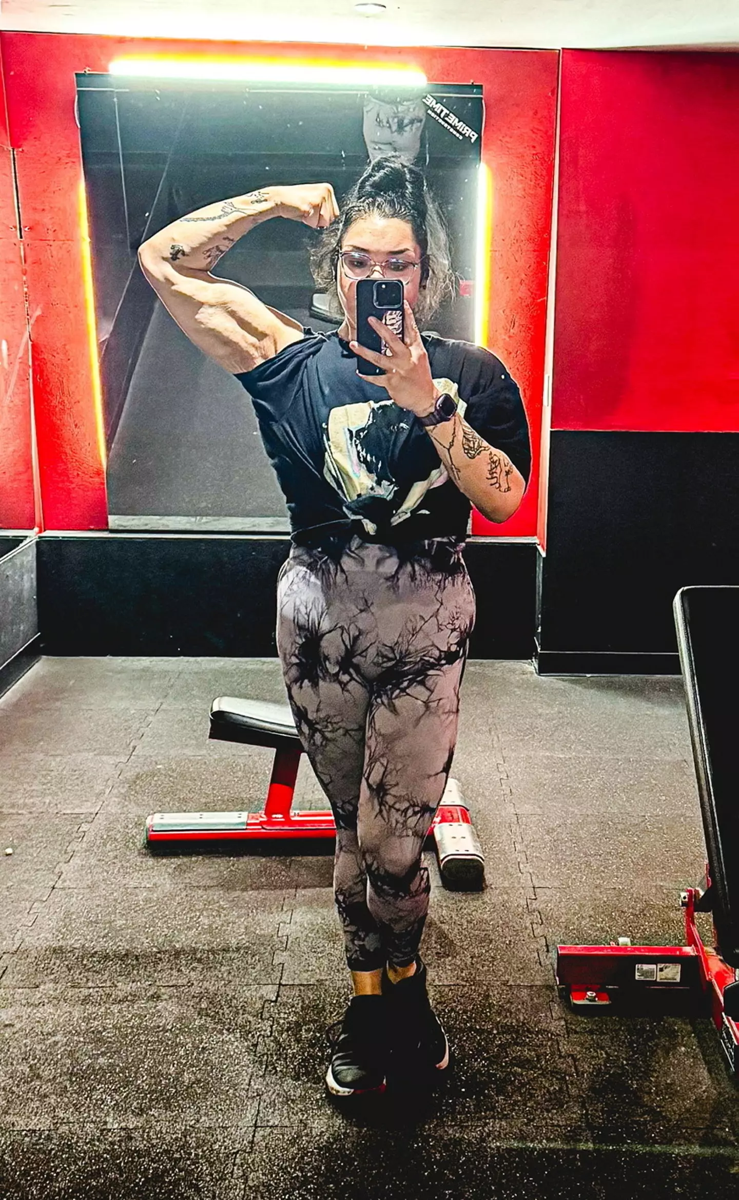 Tanya says people hardly recognise her now (SWNS)
