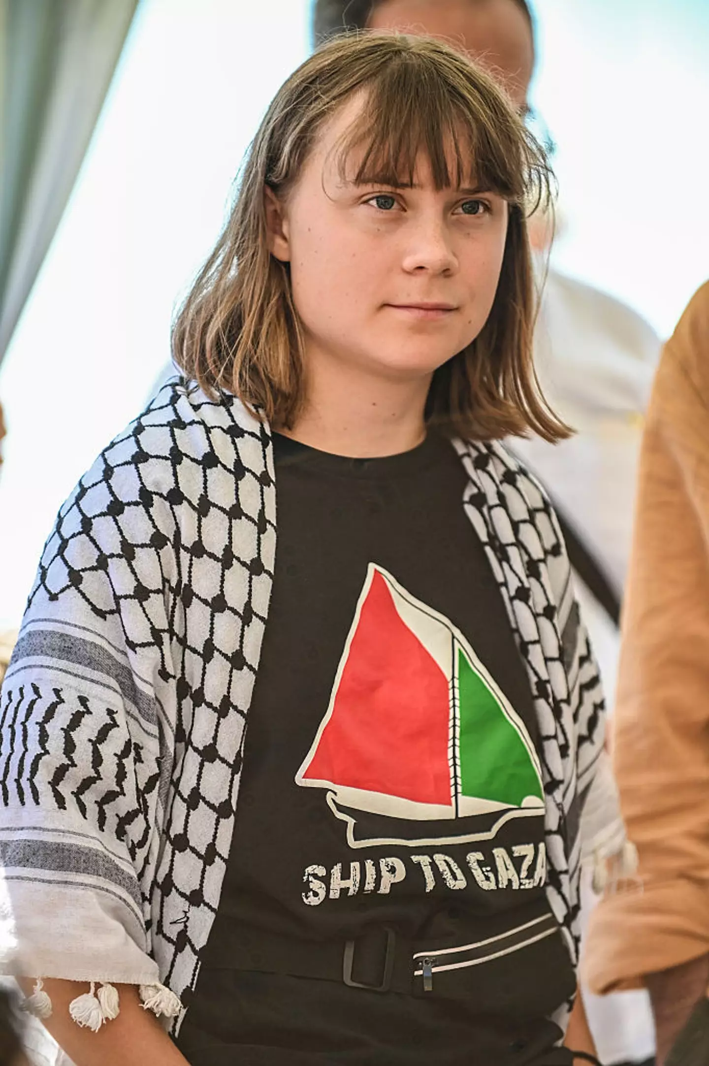 This isn't the first time Greta Thunberg has been detained as part of a Gaza-bound flotilla (Fabrizio Villa/Getty Images)