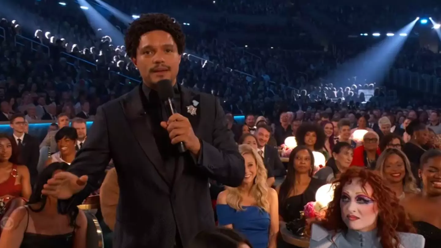 Trevor Noah makes controversial joke while hosting Grammy awards following Donald Trump’s inauguration