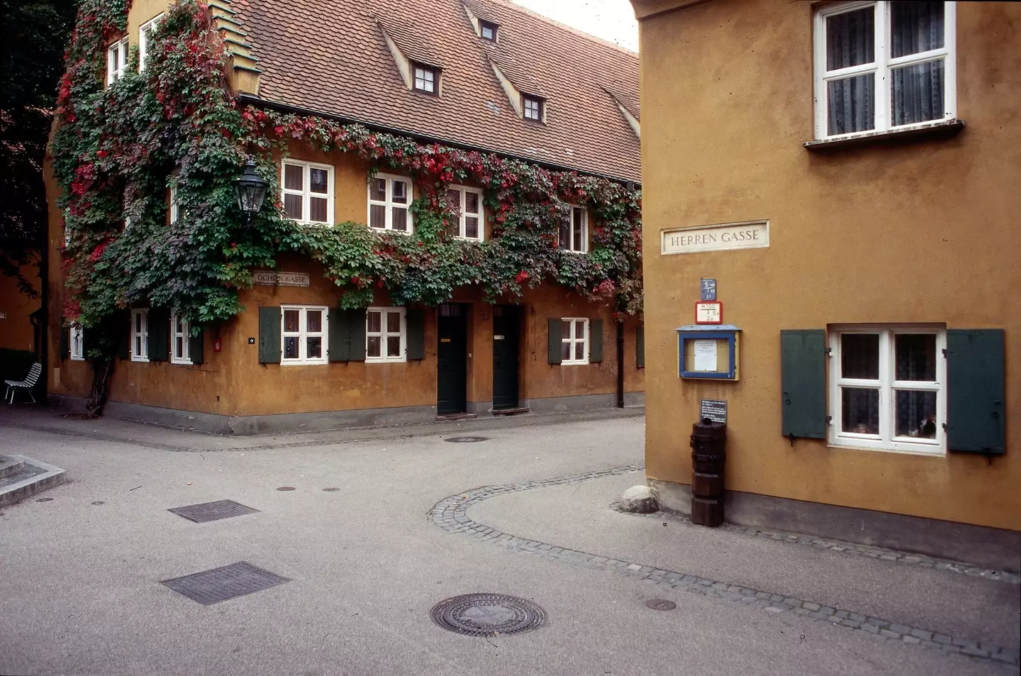The Fuggerei was built in 1516 and is the world's oldest public housing project.