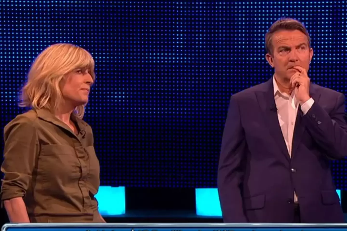 He stopped Rachel Johnson from winning £15,000 for Parkinsons UK.