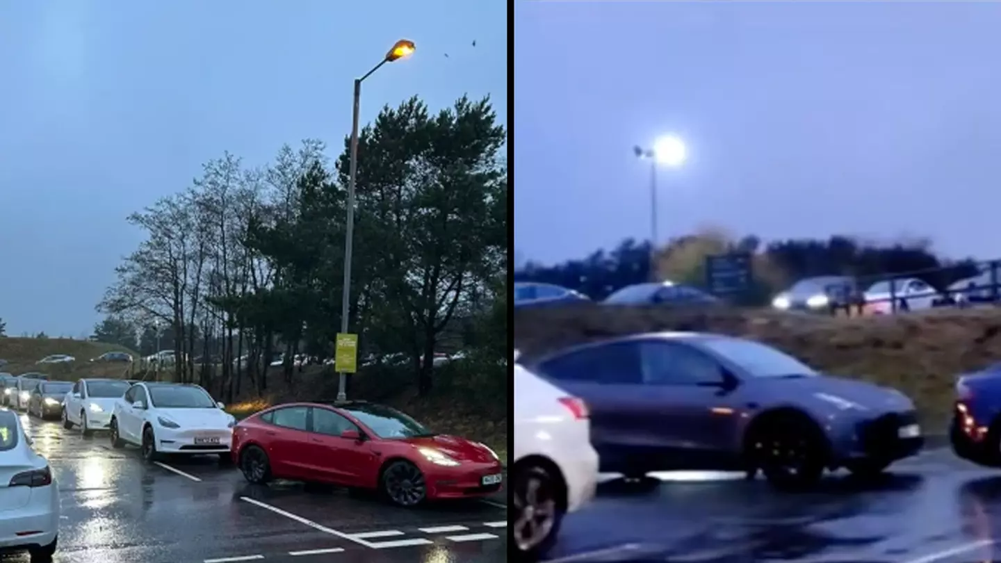 Six-hour queues shows painful reality of owning a Tesla at Christmas