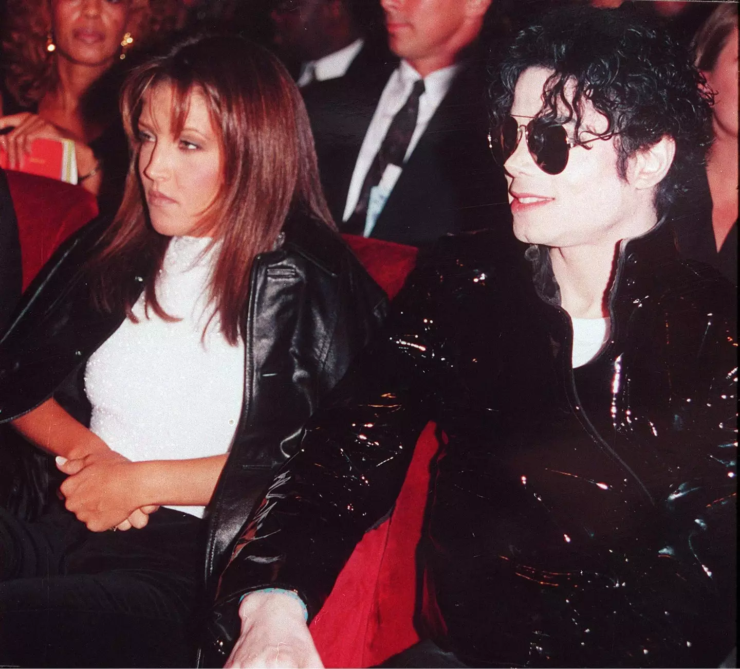 Lisa Marie and Michael Jackson.