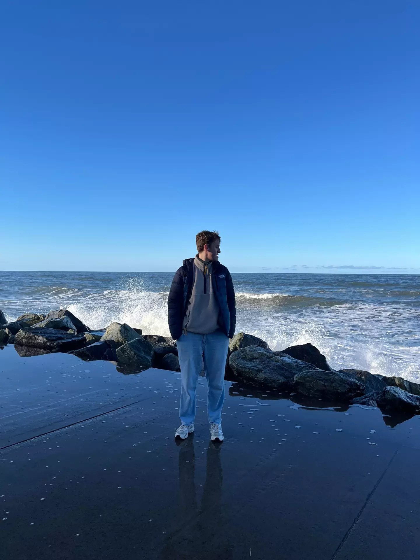 Thankfully after six months of no exercise I was soon back out enjoying life again (Supplied)