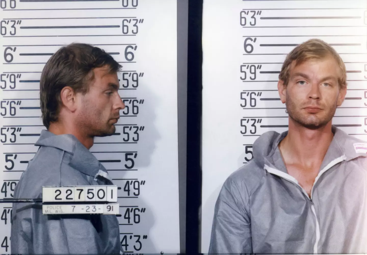 Jeffrey Dahmer's mugshot.