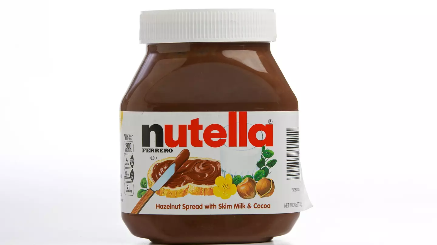 People mindblown to discover why 'N' in Nutella logo is black after creator dies age 97