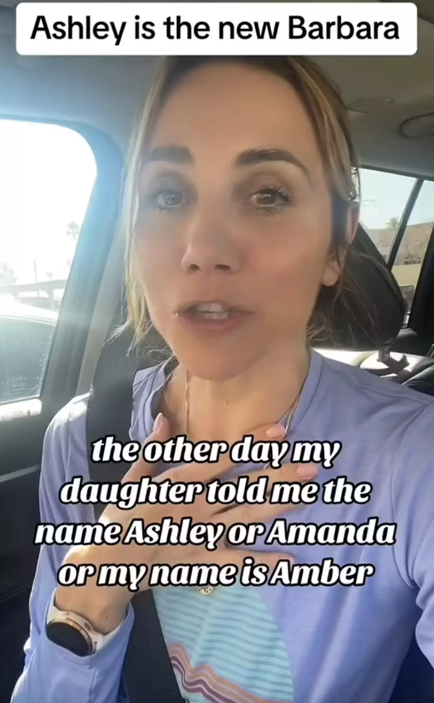 The millennial mum was shocked by her daughter’s definition of ‘old people’ names.