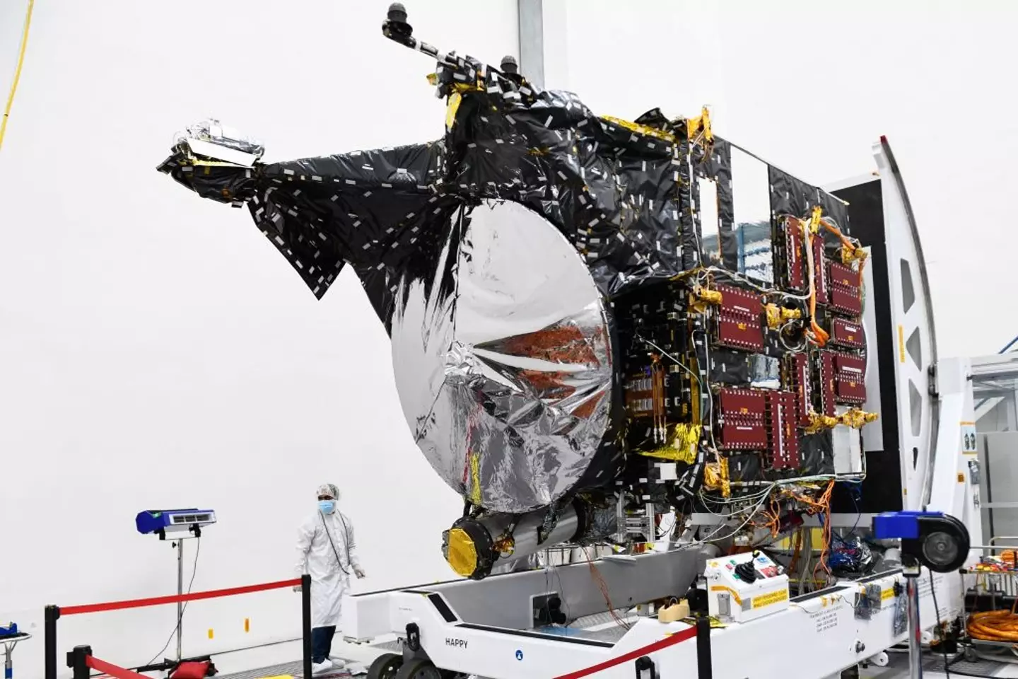 It's been a year since the spacecraft was launched (PATRICK T. FALLON/AFP via Getty Images)