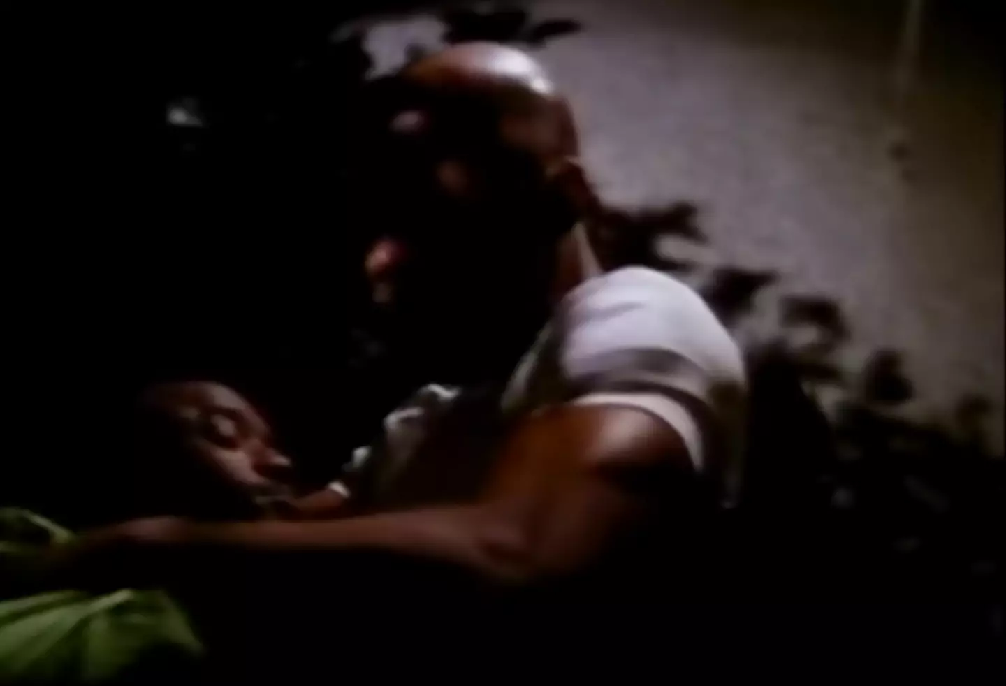 Tupac is shot in the 'I Ain't Mad at Cha' music video (Death Row/Interscope)