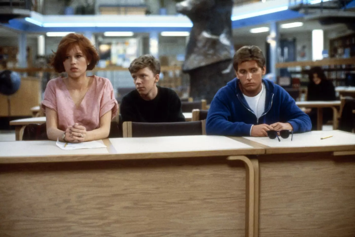 Pupils at the school can get weekend detention, like in The Breakfast Club.