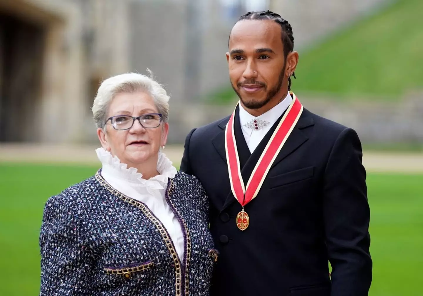 Hamilton wants to honour his mother by adding her surname to his own (ANDREW MATTHEWS/POOL/AFP via Getty Images)