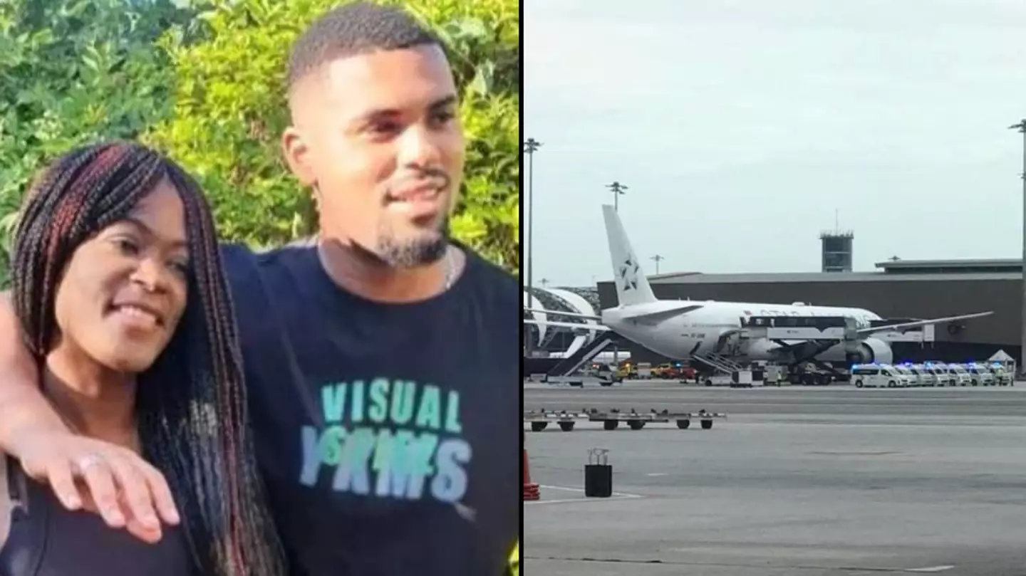 Mum reveals text she received from son onboard flight hit by turbulence that killed one