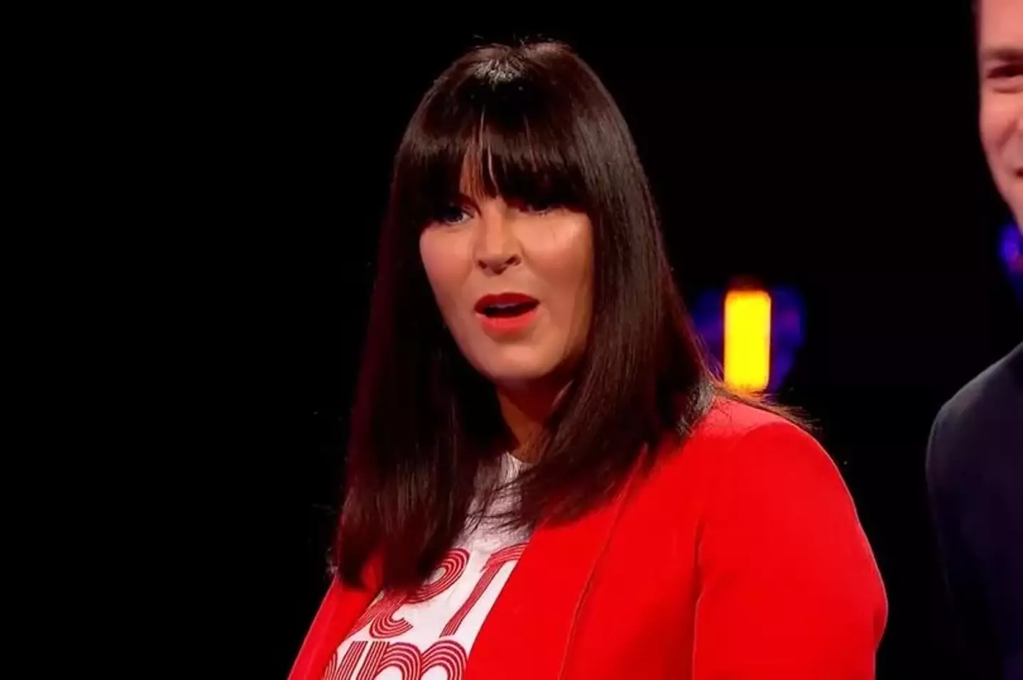Anna Richardson appeared to find the situation amusing. (Channel 4)