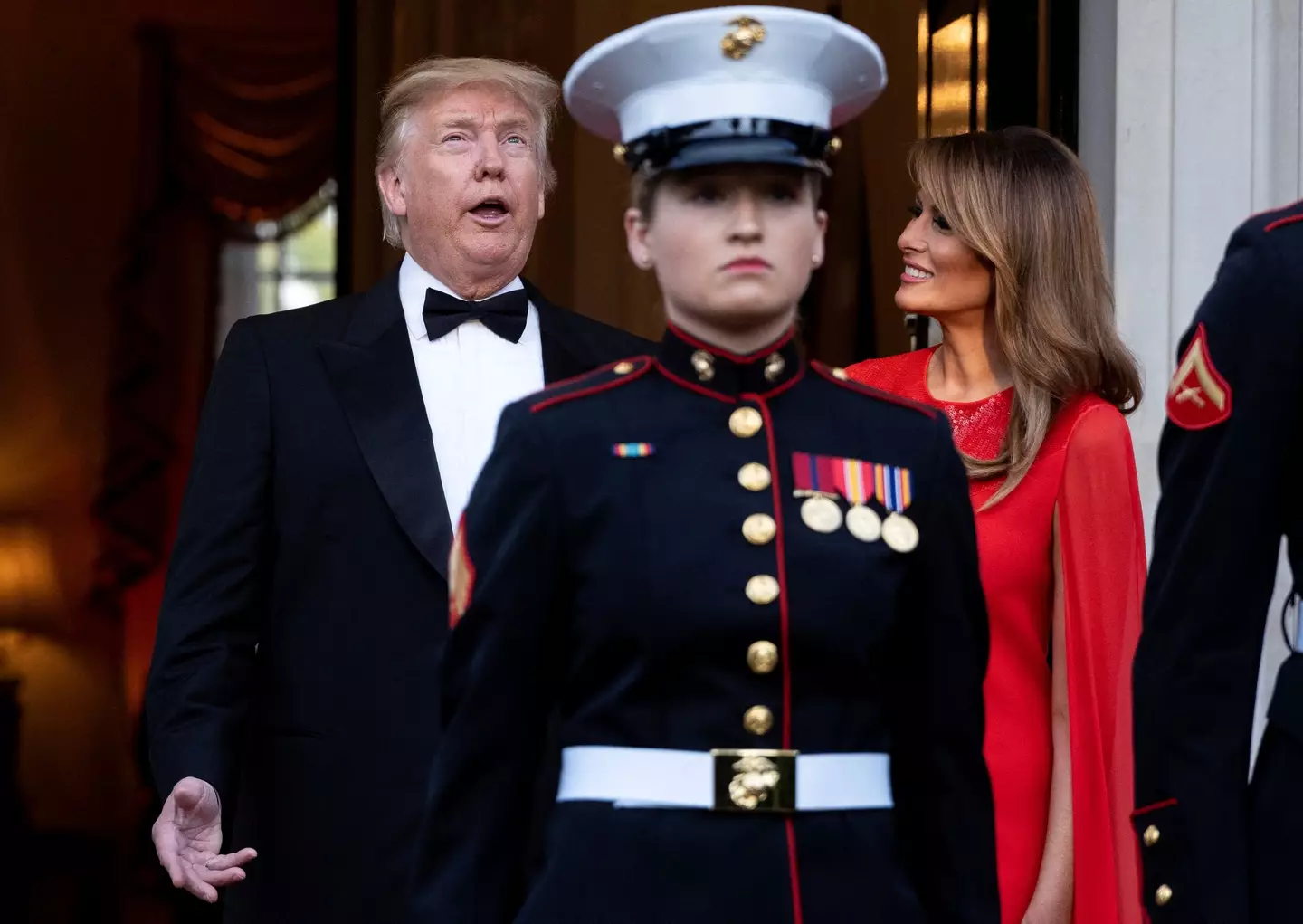 The cost of security at the state visit is going to be in the millions (NIKLAS HALLE'N/AFP via Getty Images)