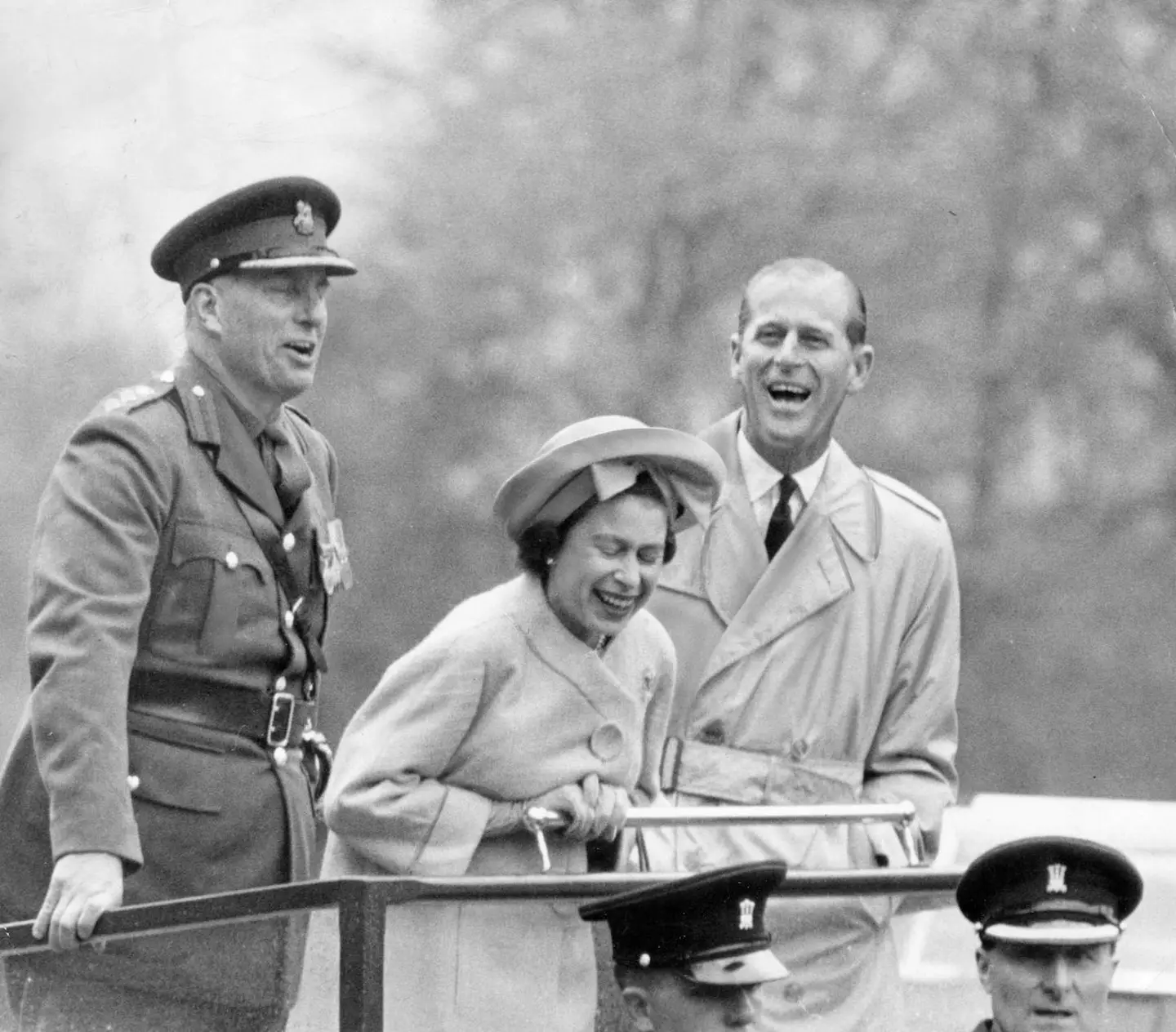 Queen Elizabeth II and her husband Prince Philip.