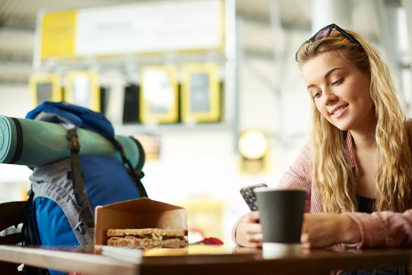 Don't risk it and eat it before you land (Getty Stock Images)