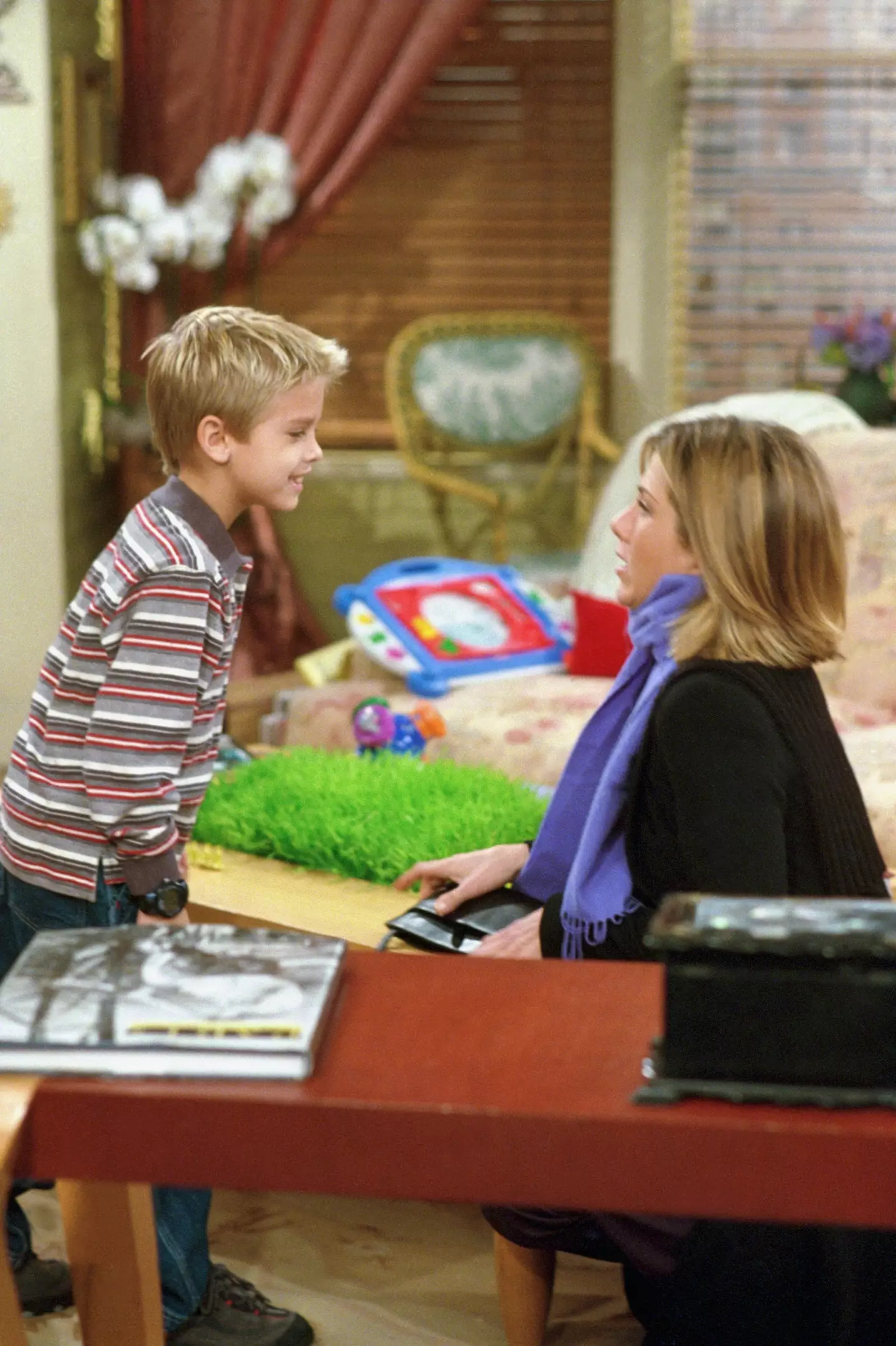 Sprouse and Aniston worked together on Friends (NBCU Photo Bank/NBCUniversal via Getty Images via Getty Images)