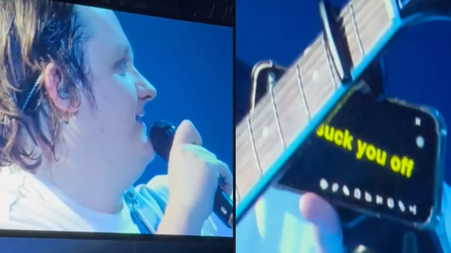 Hilarious moment Lewis Capaldi stops concert to respond to fan who offers to 'suck him off'