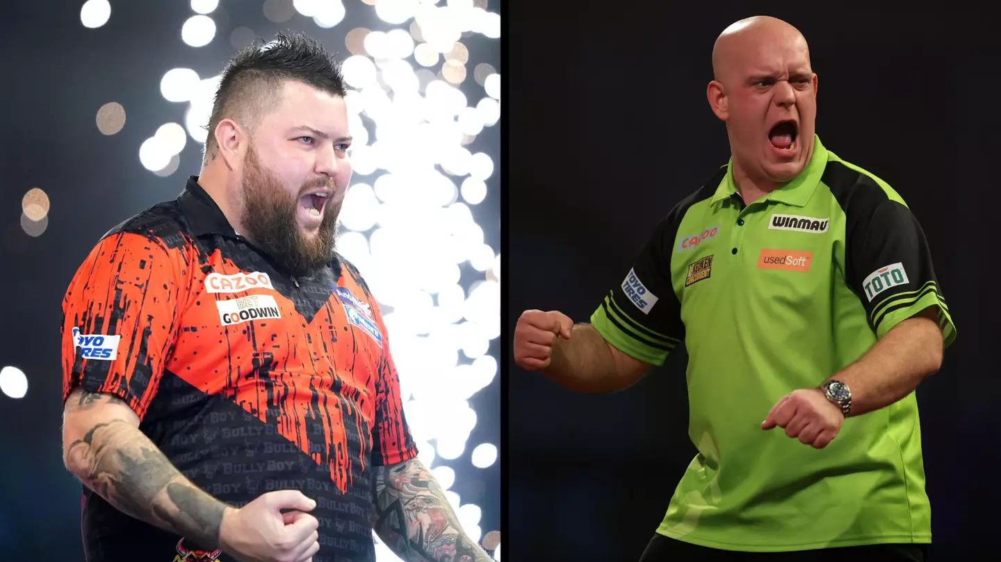 Michael Smith and Michael van Gerwen have just played the 'best leg of darts of all time'