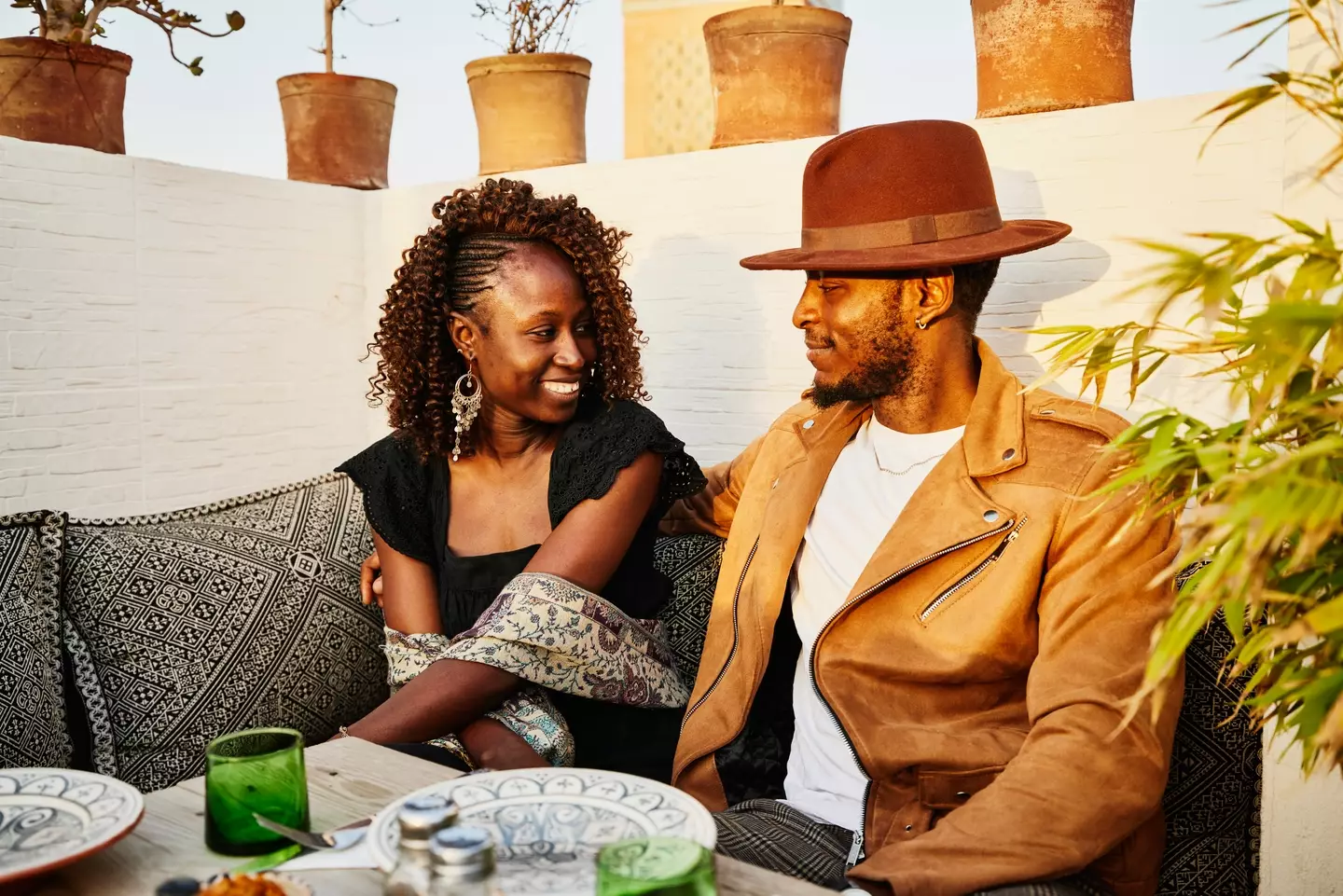 "Oh wow, that hat's a bold choice. You must be very comfortable in your own skin." (Getty Stock Photo)