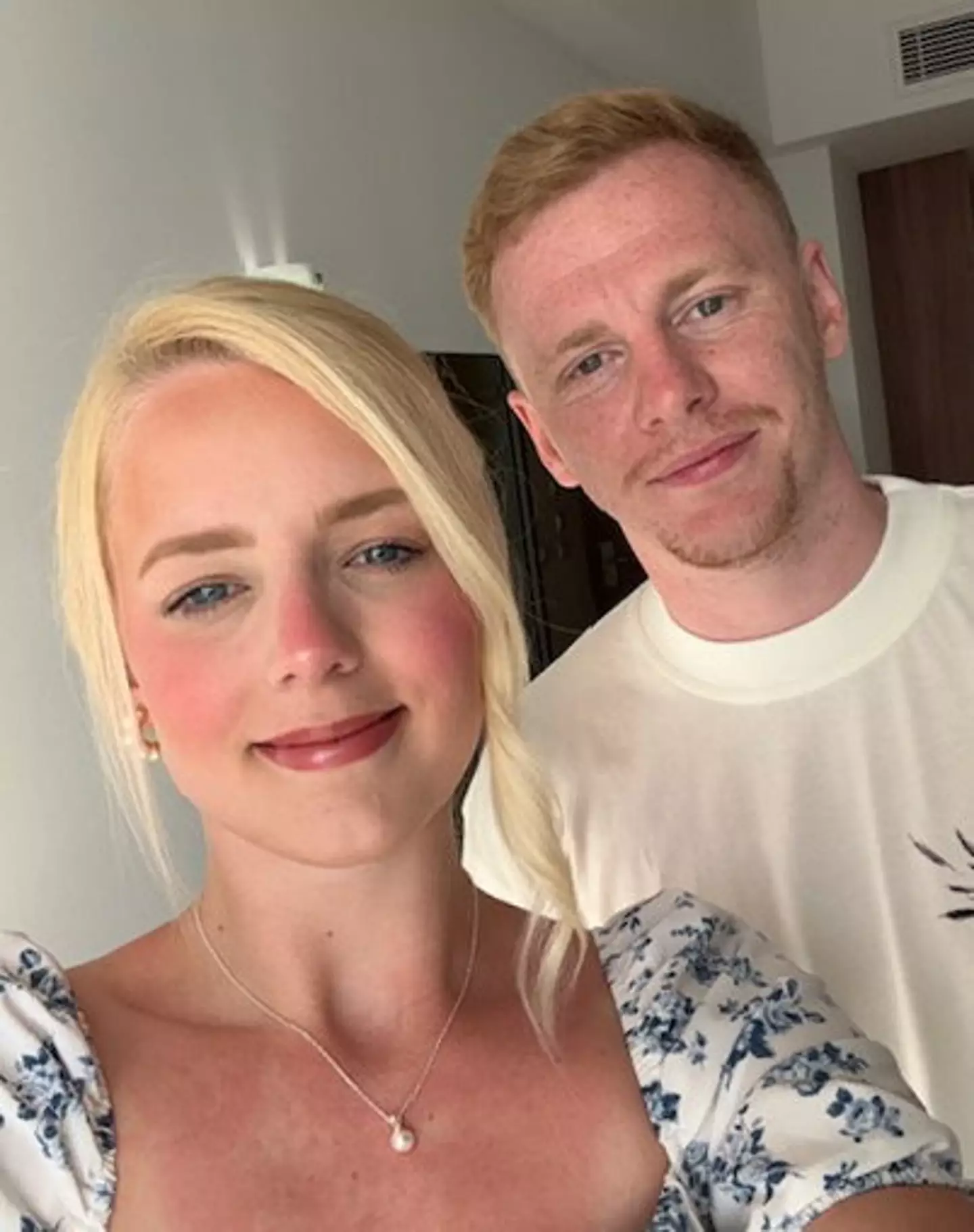 Abbie and Callum found a unique way to avoid the dad missing out on celebrating his kids' birthdays. (SWNS)