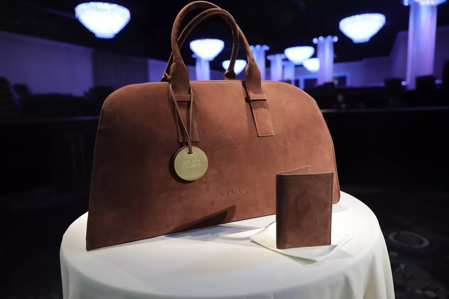 All 100 goodie bag recipients will get this bag, they get to pick the rest on a first come, first served basis. (Kevin Winter/Getty Images)