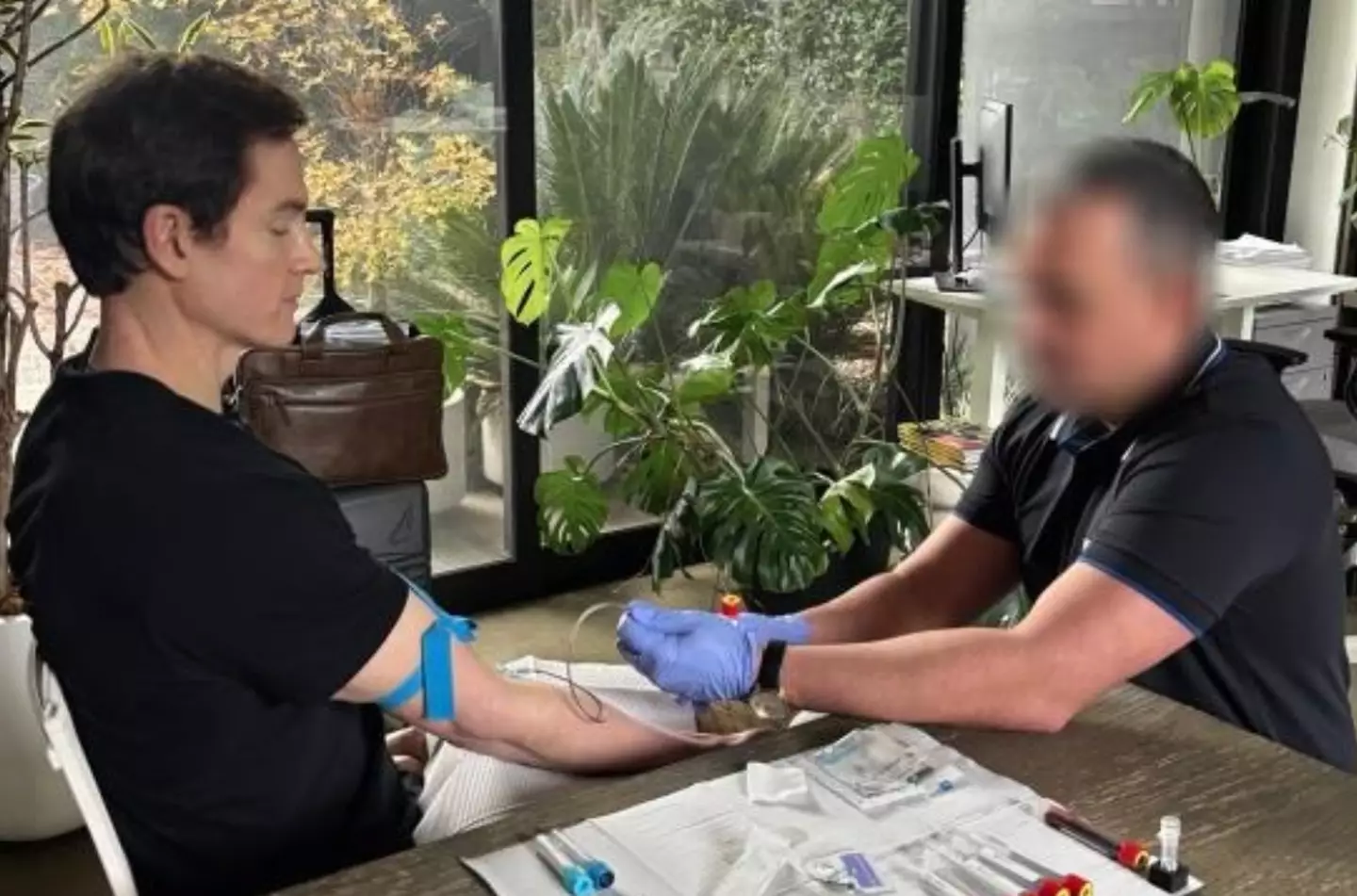 Bryan Johnson undergoes a number of regular treatments and tests in an attempt to prolong his life (X)