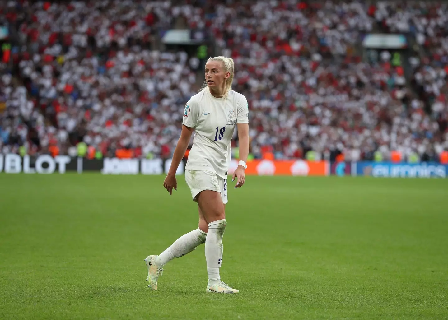 The real Chloe Kelly in action against Germany.