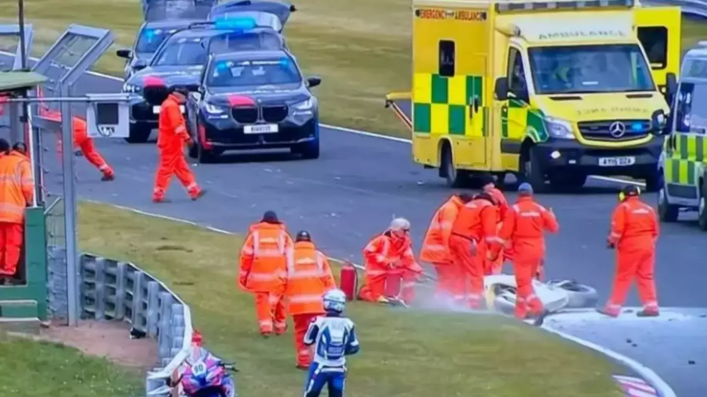Third rider involved in ‘catastrophic’ British Superbikes crash that killed two is in ‘serious’ condition after breaking bone in neck